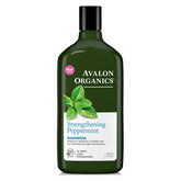 Shampoo, Strengthening, Peppermint, 11 fl oz (325 ml) - Avalon Organics - GREEN LIFE CYPRUS